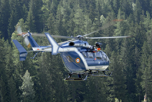 Hélicoptère EC145 de la Gendarmerie Nationale