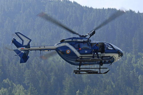 Hélicoptère EC145 de la Gendarmerie Nationale