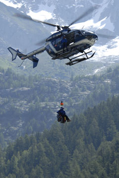 Hélicoptère EC145 de la Gendarmerie Nationale