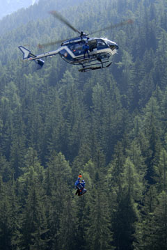 Hélicoptère EC145 de la Gendarmerie Nationale