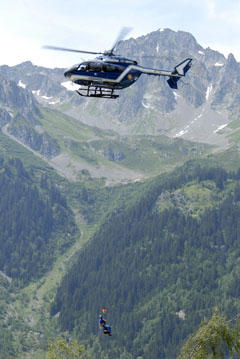 Hélicoptère EC145 de la Gendarmerie Nationale