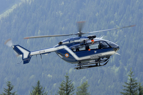 Hélicoptère EC145 de la Gendarmerie Nationale