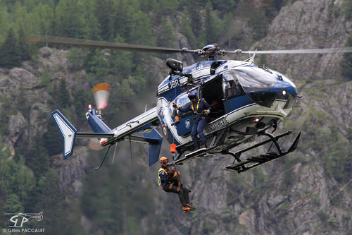 Hélicoptère EC145 de la Gendarmerie Nationale française