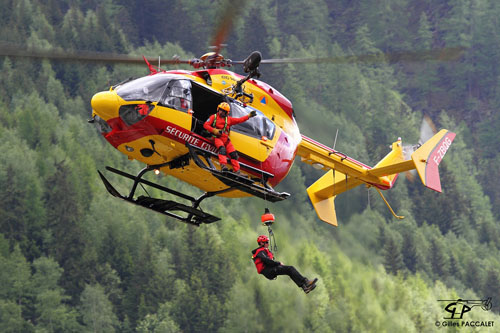 Hélicoptère EC145 de la Sécurité Civile française