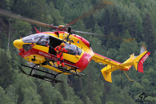 Hélicoptère EC145 de la Sécurité Civile française