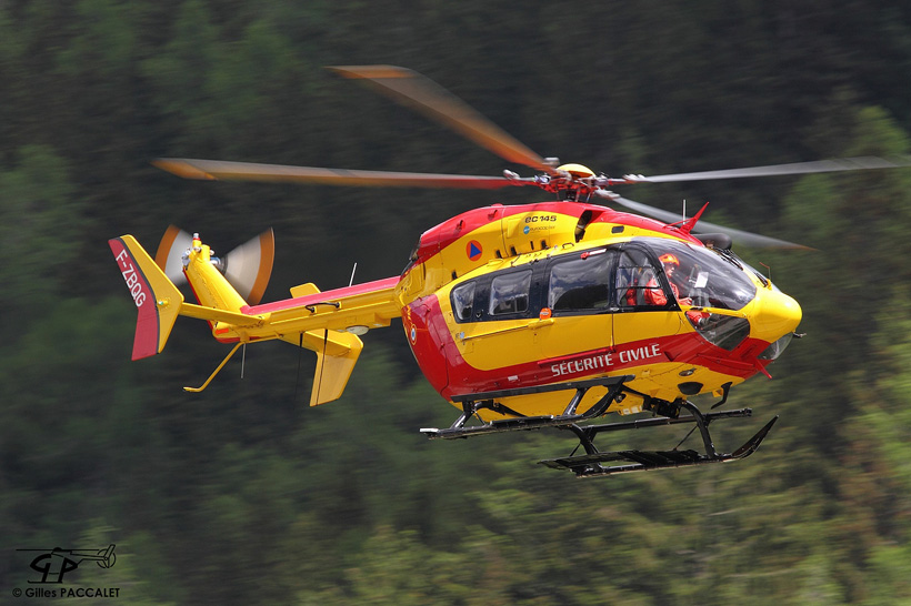 Hélicoptère EC145 de la Sécurité Civile française