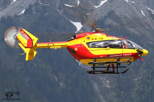 Hélicoptère EC145 de la Sécurité Civile française