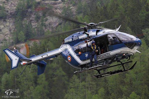 Hélicoptère EC145 de la Gendarmerie Nationale française