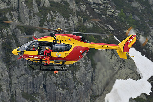 Hélicoptère EC145 Sécurité Civile