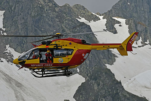 Hélicoptère EC145 Sécurité Civile