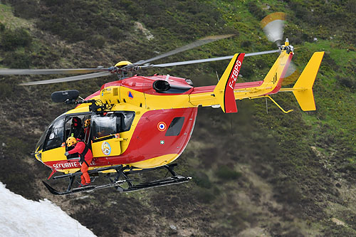 Hélicoptère EC145 Sécurité Civile