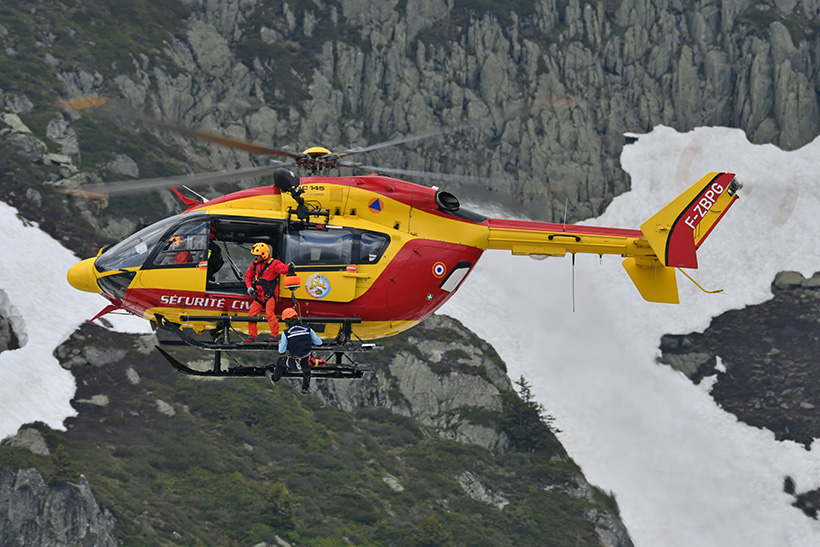 Hélicoptère EC145 Sécurité Civile