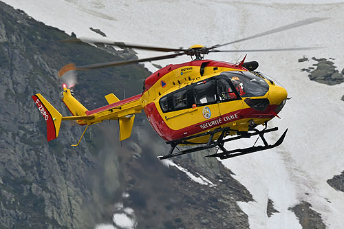 Hélicoptère EC145 Sécurité Civile