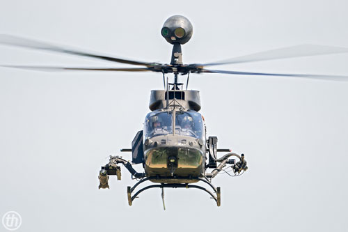 Hélicoptère OH58D Kiowa Warrior Croatie