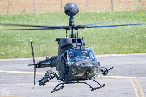 Hélicoptère OH58D Kiowa Warrior Croatie