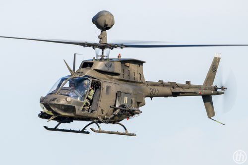 Hélicoptère OH58D Kiowa Warrior Croatie