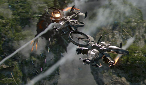 Hélicoptère d'attaque AT99 Scorpion dans le film Avatar