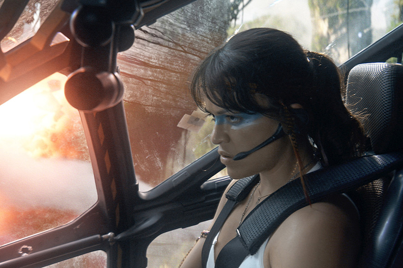 Michelle RODRIGUEZ est Trudy CHACON, pilote d'hélicoptère dans le film Avatar