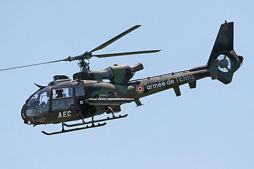 Hélicoptère SA342 Gazelle Mistral (missiles air-air) ALAT