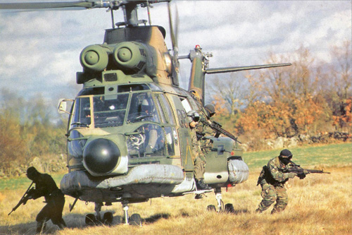 Hélicoptère SA330 Puma Portugal