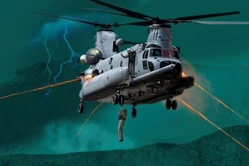 Projet d'hélicoptère HH47, version Combat SAR du CH47 Chinook, pour le programme CSAR-X de l'USAF