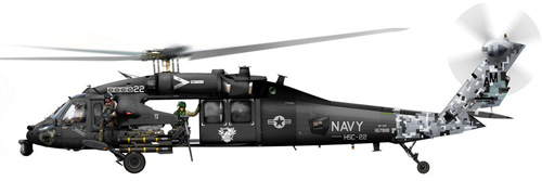 Hélicoptère HH60H Seahawk US Navy