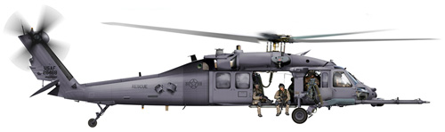 Hélicoptère HH60G Pavehawk USAF