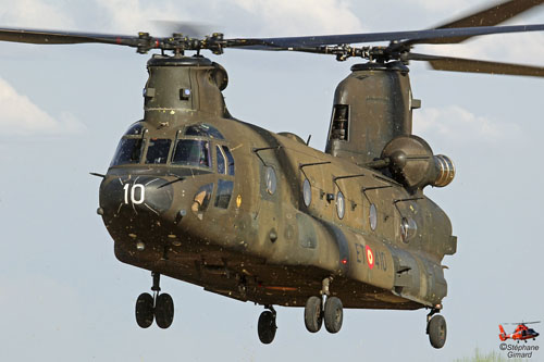 Hélicoptère CH47 Chinook de l'Armée de Terre espagnole (FAMET)