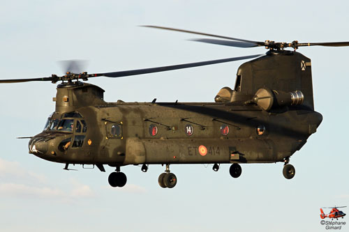 Hélicoptère CH47 Chinook de l'Armée de Terre espagnole (FAMET)