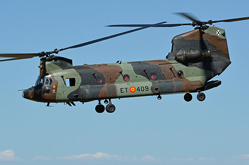 Hélicoptère CH47 Chinook de l'Armée de Terre espagnole (FAMET)