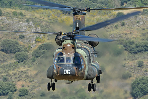 Hélicoptère CH47 Chinook de l'Armée de Terre espagnole (FAMET)