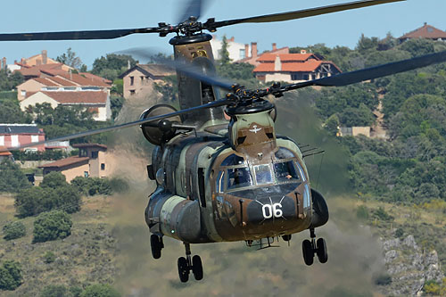 Hélicoptère CH47 Chinook de l'Armée de Terre espagnole (FAMET)