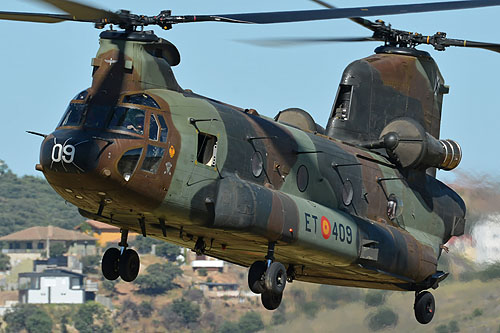 Hélicoptère CH47 Chinook de l'Armée de Terre espagnole (FAMET)