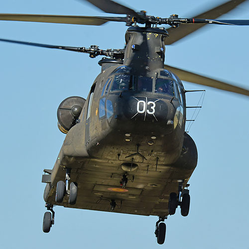 Hélicoptère CH47 Chinook de l'Armée de Terre espagnole (FAMET)