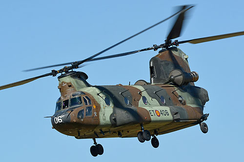 Hélicoptère CH47 Chinook de l'Armée de Terre espagnole (FAMET)