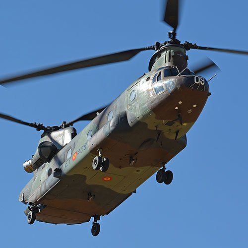 Hélicoptère CH47 Chinook de l'Armée de Terre espagnole (FAMET)