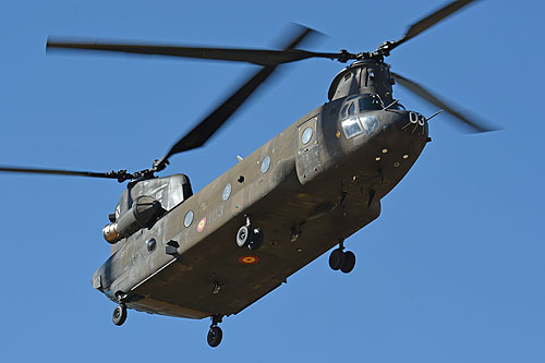 Hélicoptère CH47 Chinook de l'Armée de Terre espagnole (FAMET)