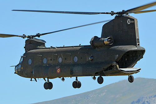 Hélicoptère CH47 Chinook de l'Armée de Terre espagnole (FAMET)