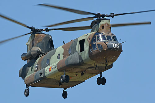 Hélicoptère CH47 Chinook de l'Armée de Terre espagnole (FAMET)