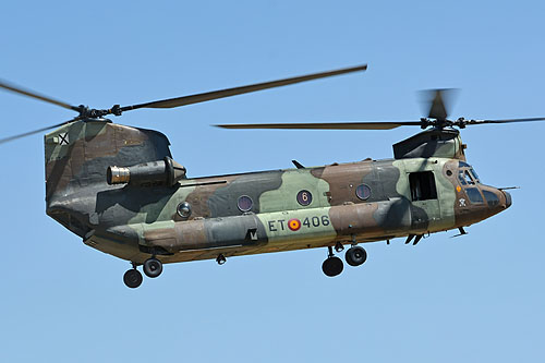 Hélicoptère CH47 Chinook de l'Armée de Terre espagnole (FAMET)