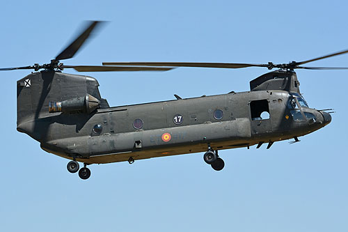 Hélicoptère CH47 Chinook de l'Armée de Terre espagnole (FAMET)