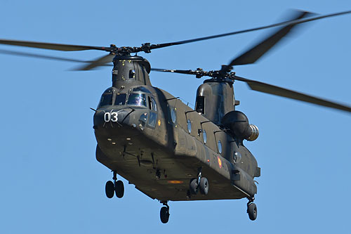 Hélicoptère CH47 Chinook de l'Armée de Terre espagnole (FAMET)