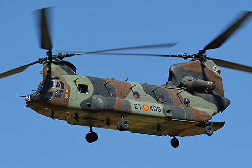 Hélicoptère CH47 Chinook de l'Armée de Terre espagnole (FAMET)