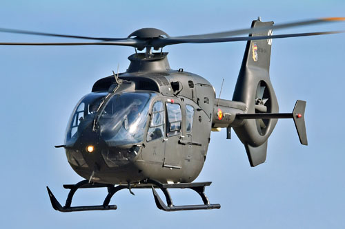 Hélicoptère EC135 école de l'Armée de Terre espagnole