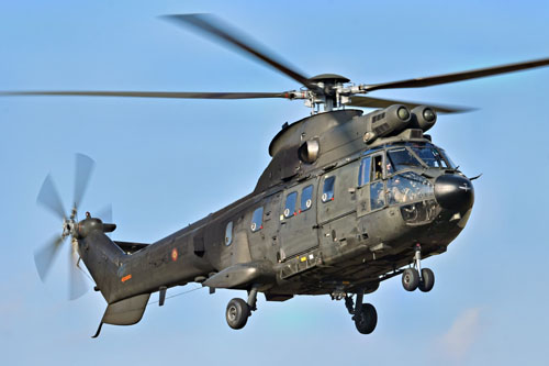 Hélicoptère AS332 SuperPuma de l'Armée de Terre espagnole