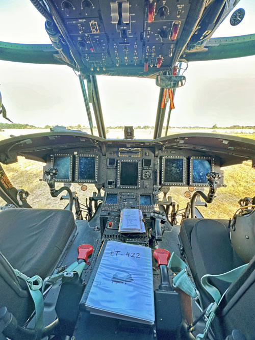 Cockpit des nouveaux CH47F Chinook