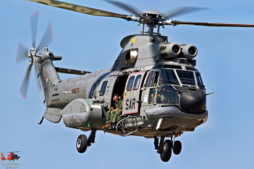 Hélicoptère AS332 SuperPuma SAR de l'Armée de l'Air espagnole