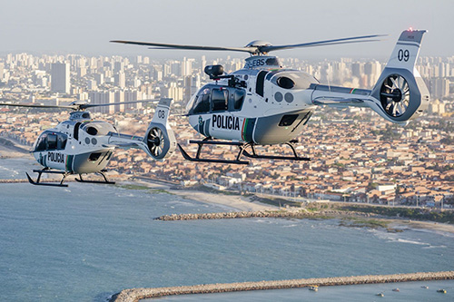 Hélicoptères H135 de la Police brésilienne (Etat de Ceara)