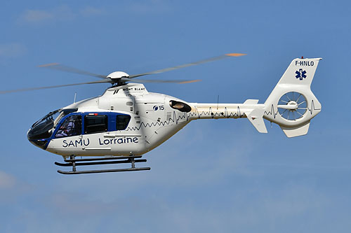 Hélicoptère EC135 F-HNLO du SAMU de Lorraine