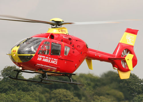 Hélicoptère EC135 G-WMAS Hampshire and Isle of Wight Air Ambulance, UK